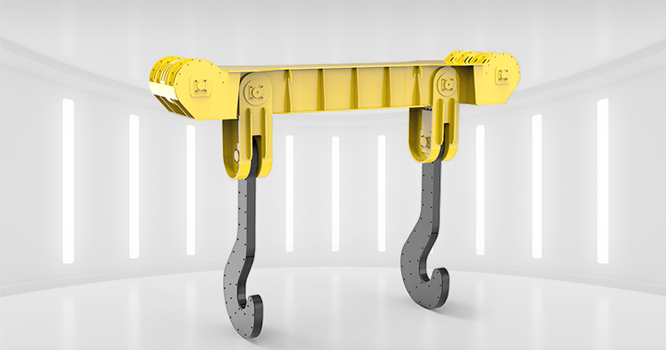 Crane hook spreader