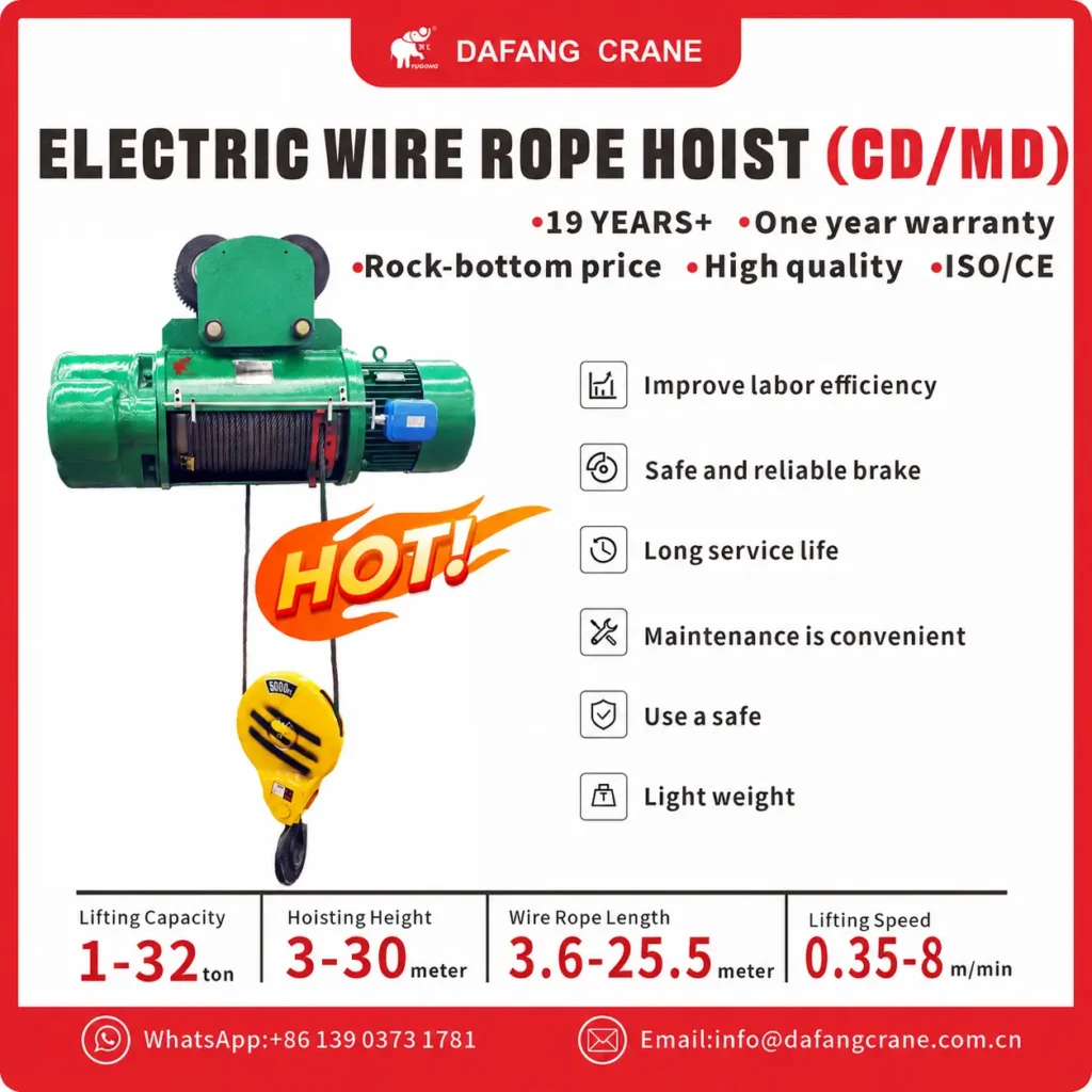 Electric-Wire-rope-hoist-CDMD