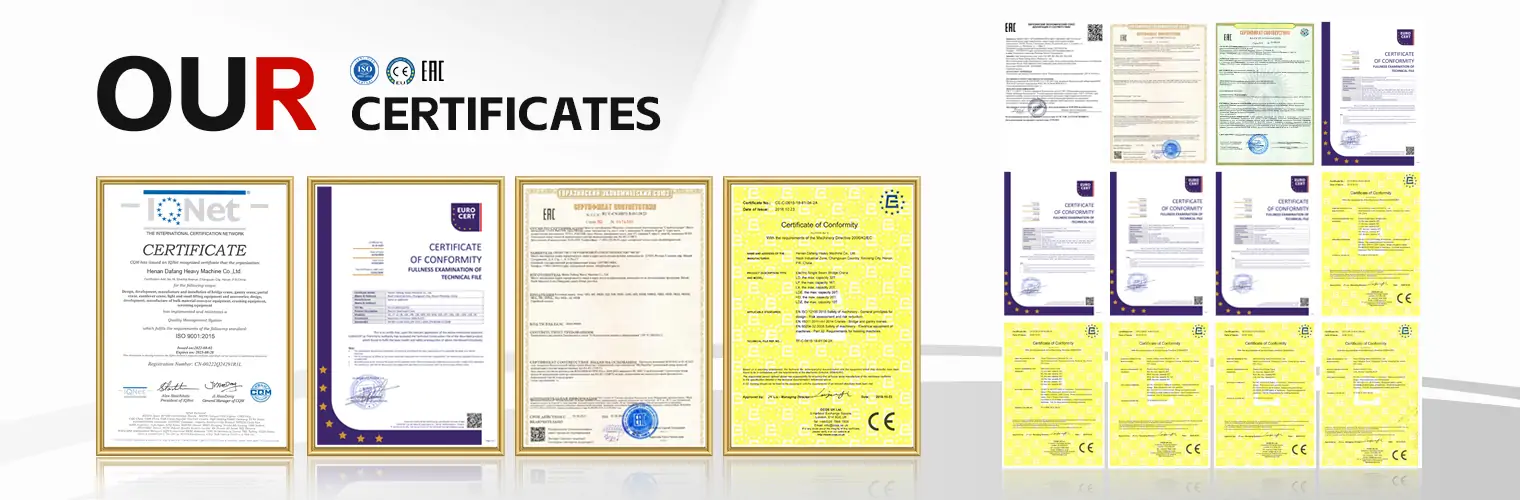 dafang certificate