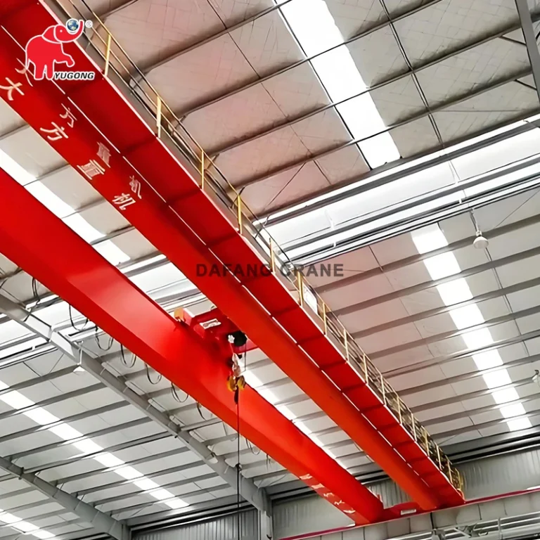 lh electric hoist double girder overhead crane