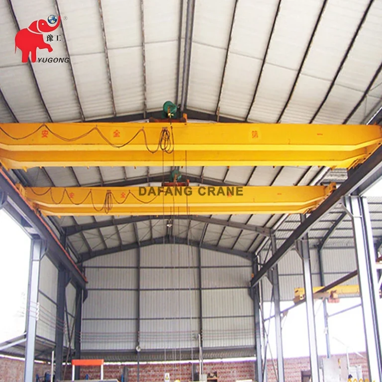 lh electric hoist double girder overhead crane