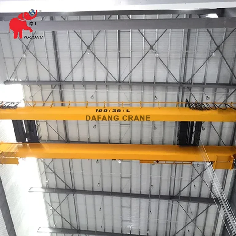 lh electric hoist double girder overhead crane