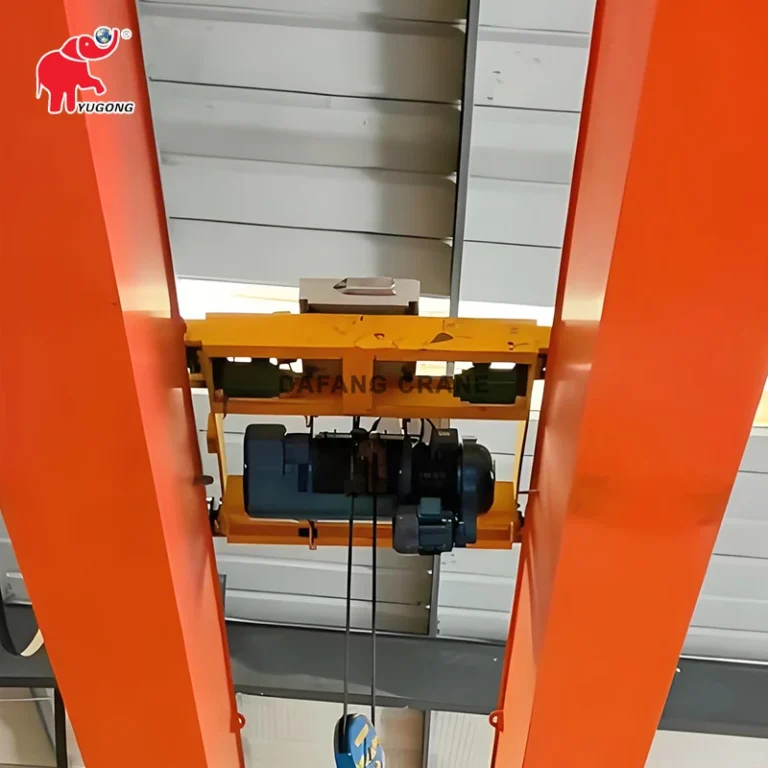lh electric hoist double girder overhead crane