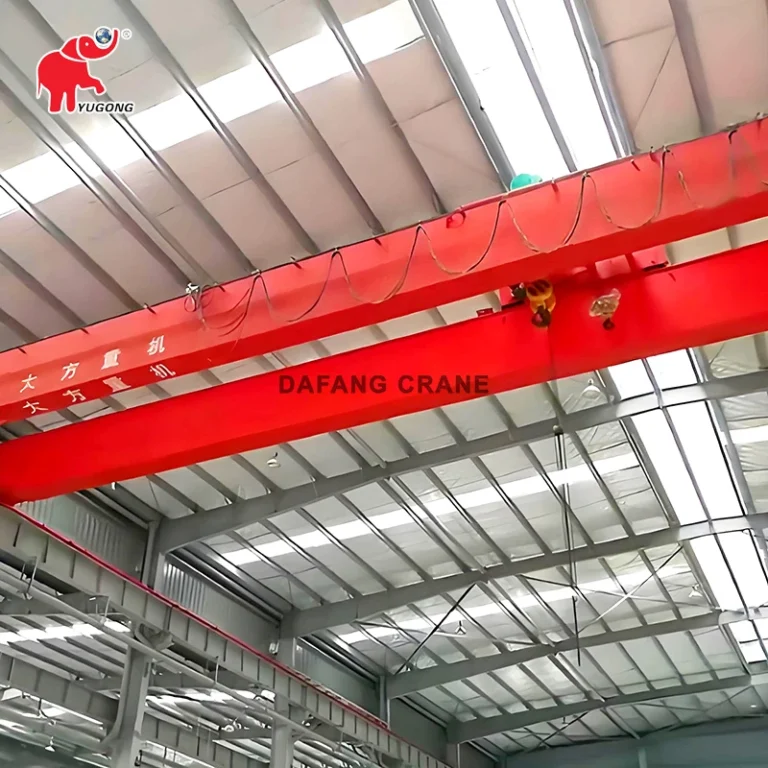 lh electric hoist double girder overhead crane