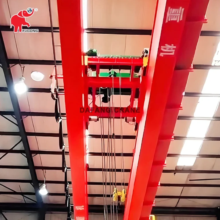 lh electric hoist double girder overhead crane