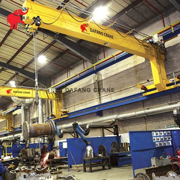 wall traveling jib crane