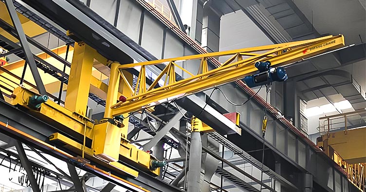 wall travelling jib crane