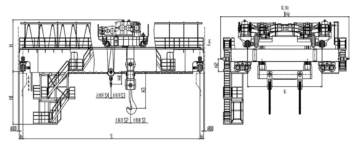 YZ Steel Mill Foundry Crane