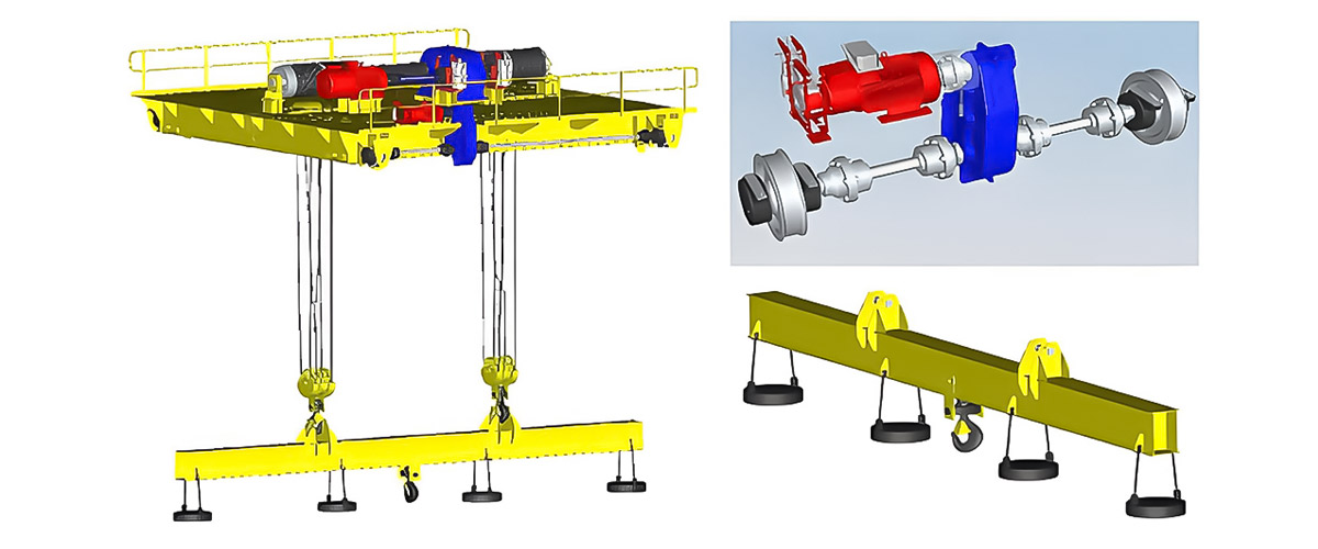 Electromagnetic Beam Overhead Crane