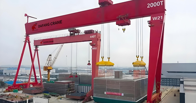 shipbuilding gantry crane