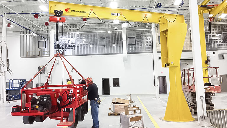 slewing column jib crane