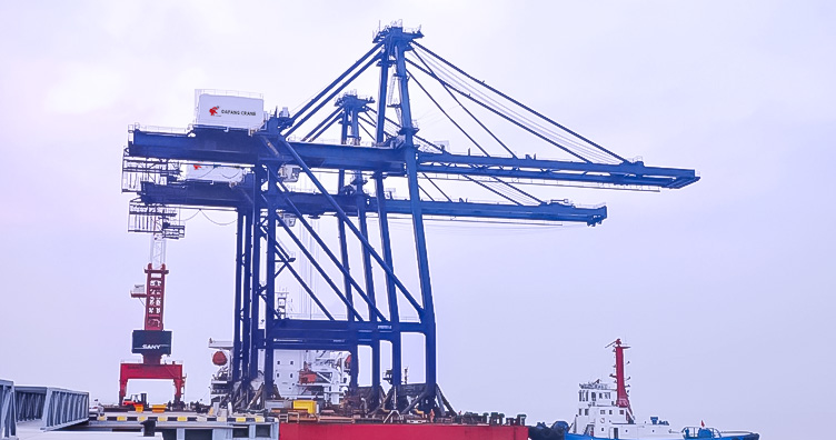 quayside container sts crane