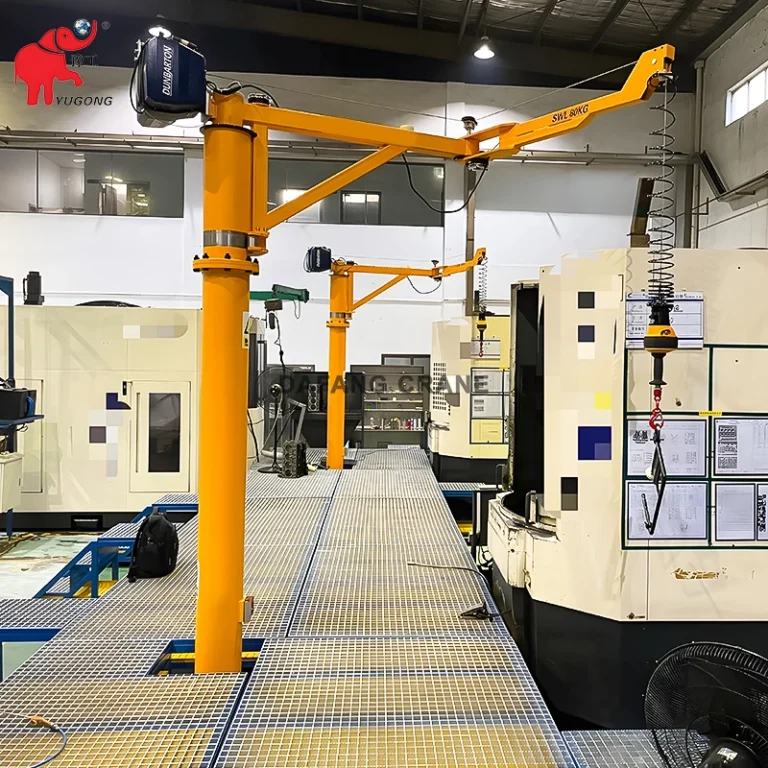 column articulating jib crane