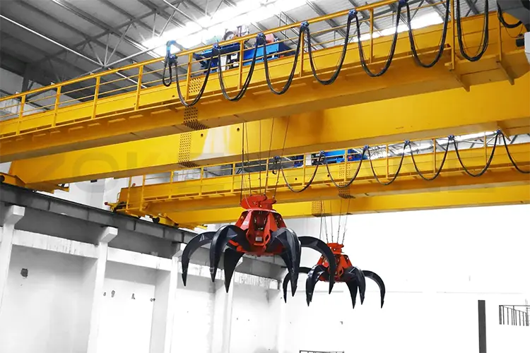 Double Girder Grab EOT Crane