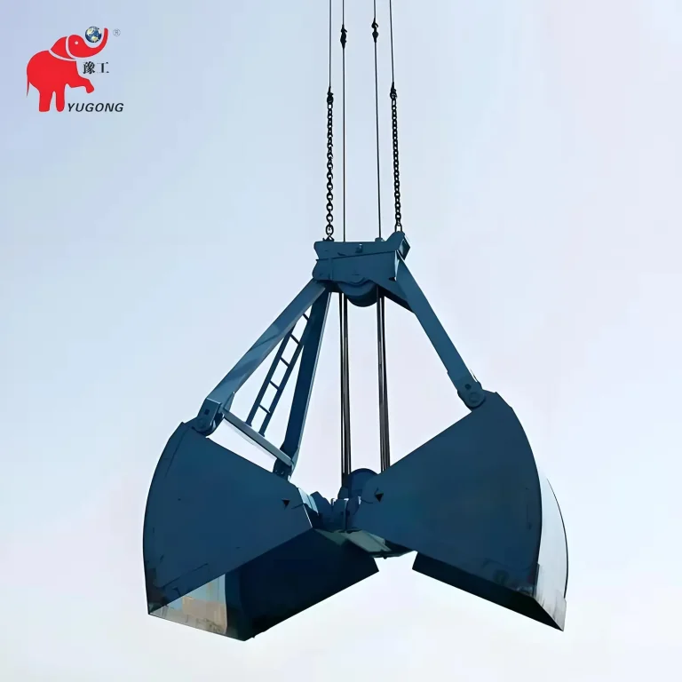 Four-cable double-peel grab