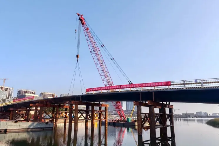 dafang-heavy-equipment-financial-island-north-bridge-project-successfully-completes-closure-4