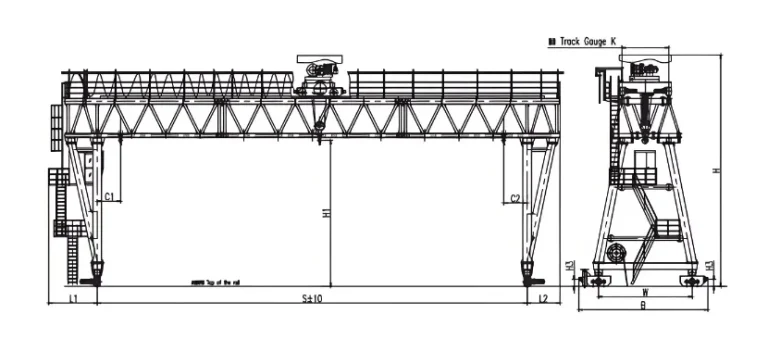 MG-Truss-double-girder-gantry-crane-structure