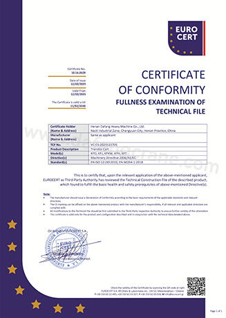 Dafang CE Certificate