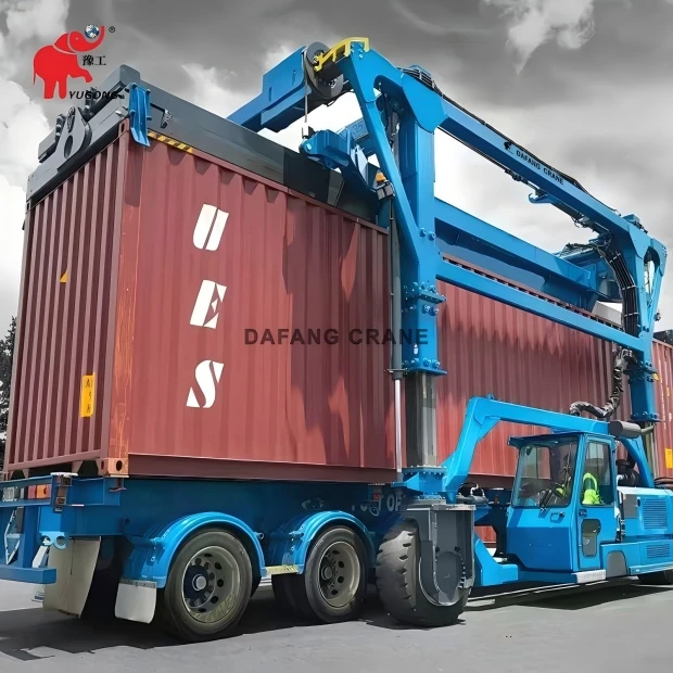 container straddle carrier crane development in Ural