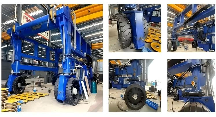 container straddle carrier crane development in Ural