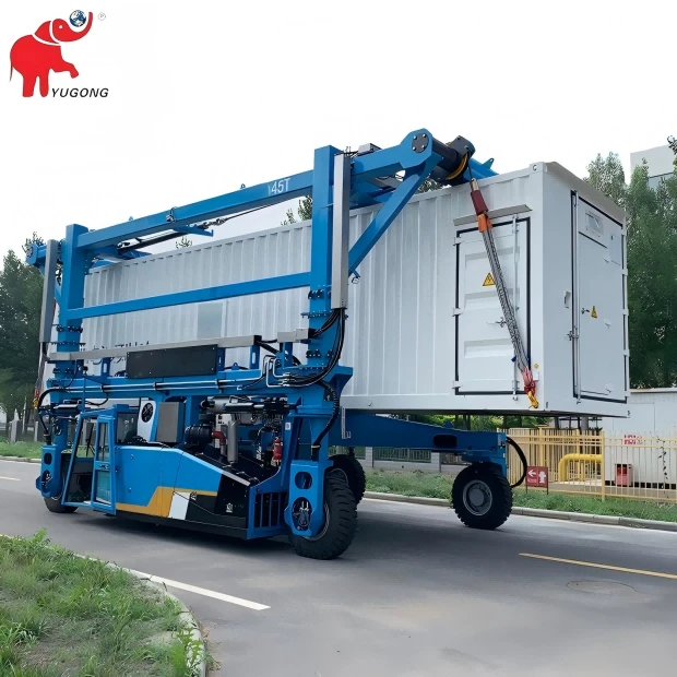 container straddle carrier crane development in Ural