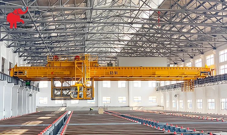 Electrolytic copper bridge crane