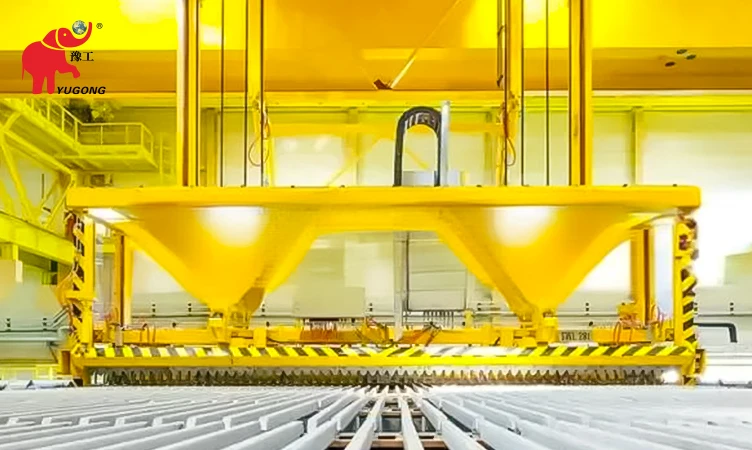 Electrolytic copper bridge crane