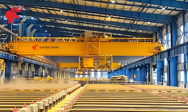 Electrolytic copper bridge crane