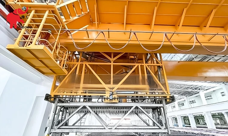 Electrolytic copper bridge crane