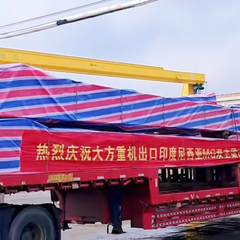4 Sets of MG Double Girder Gantry Cranes to Indonesia——A 15-Day Delivery Case Study