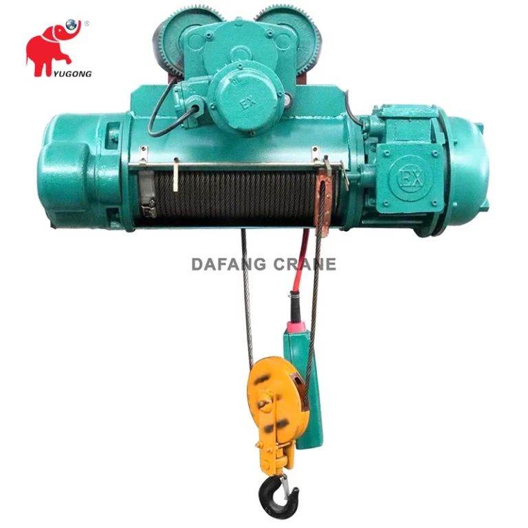 Explosion-proof wire rope hoist