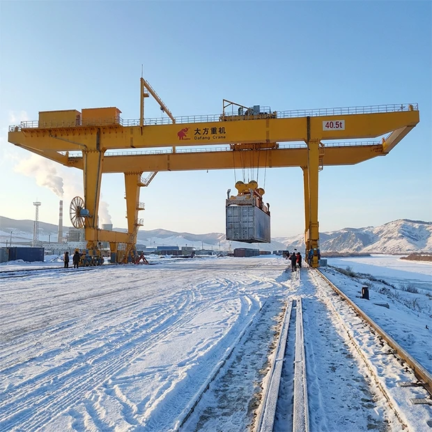 Export of a 40.5 Ton RMG Gantry Crane to Mongolia