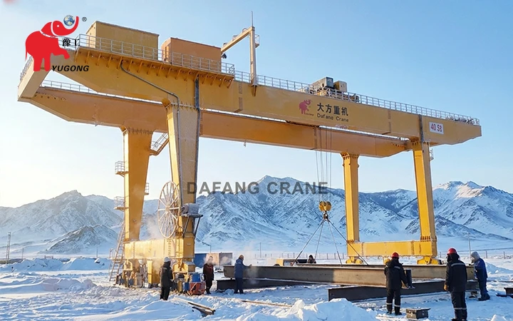 40.5 ton RMG crane to mongolia