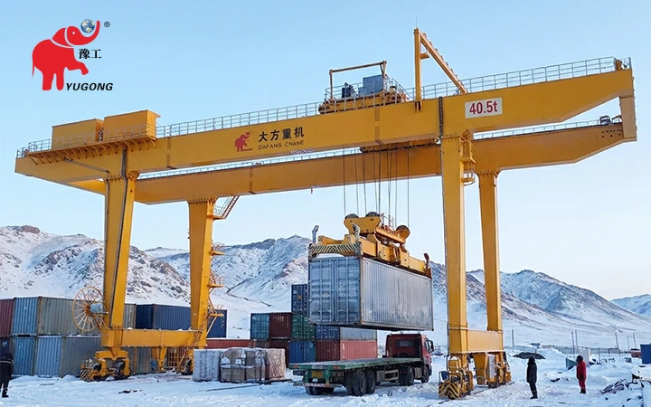 40.5 ton RMG crane to mongolia