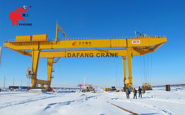 40.5 ton RMG crane to mongolia