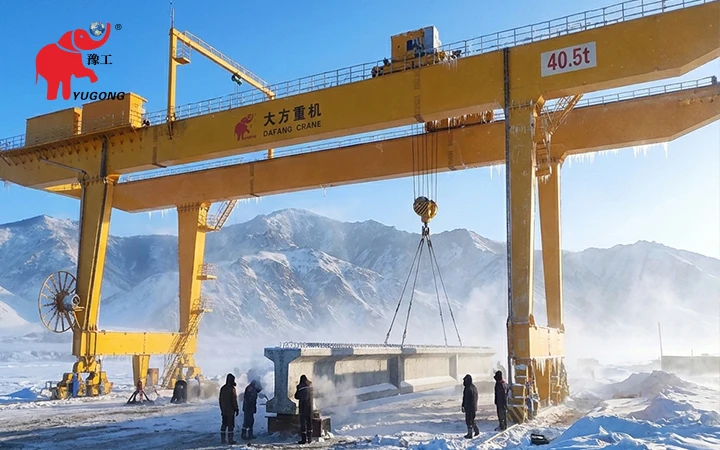 40.5 ton RMG crane to mongolia