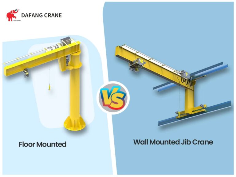 Floor Mounted vs Wall Mounted Jib Crane