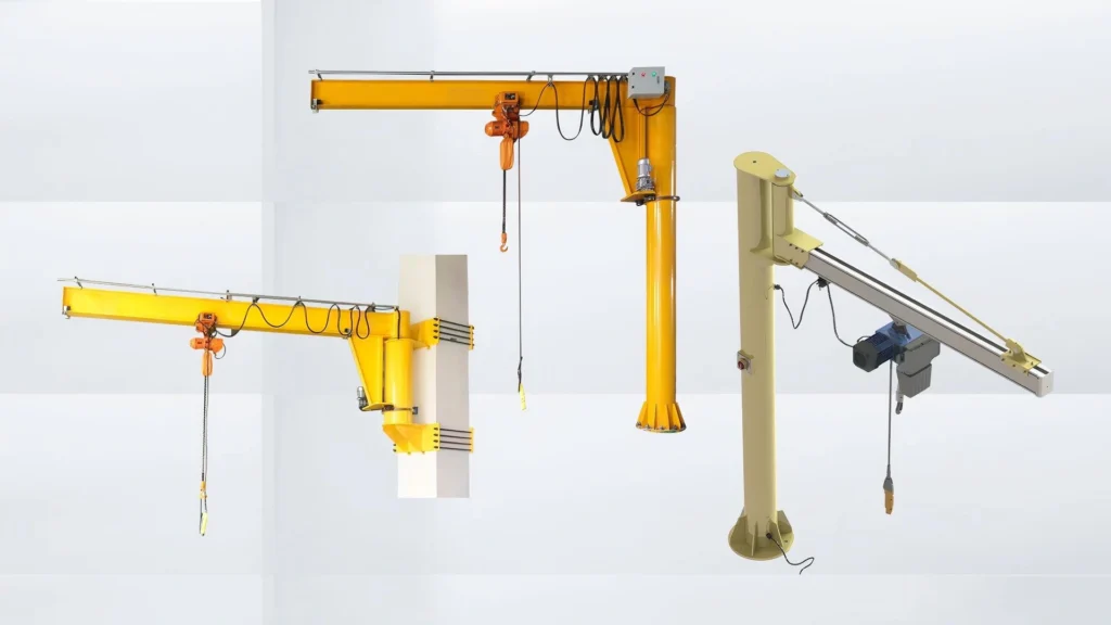 Floor Mounted vs Wall Mounted Jib Crane
