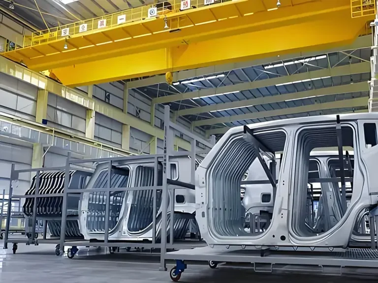 Bridge cranes for automotive factories