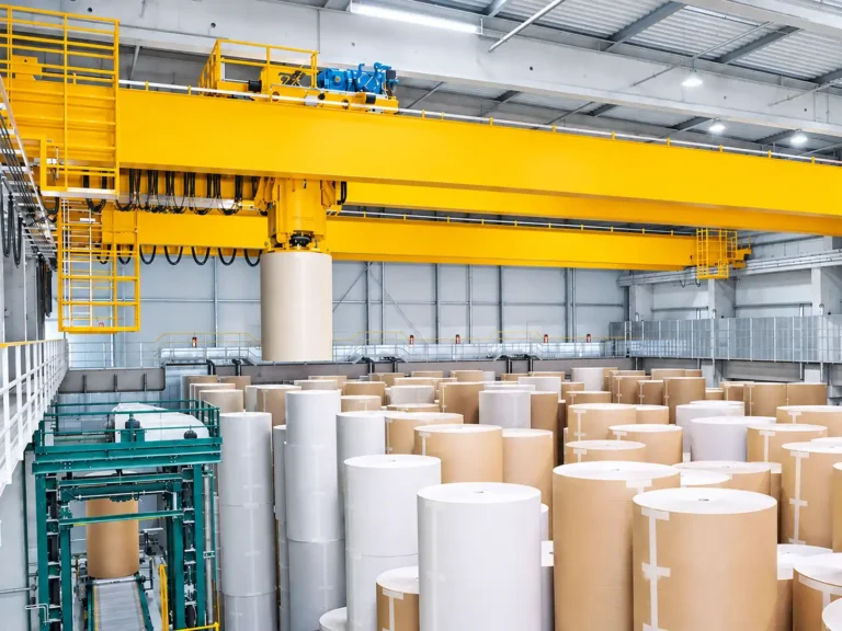 Industrial Paper Roll Warehouse Cranes